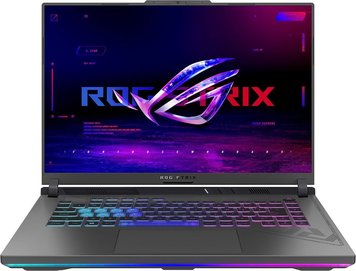 ASUS ROG Strix G16, вид спереди